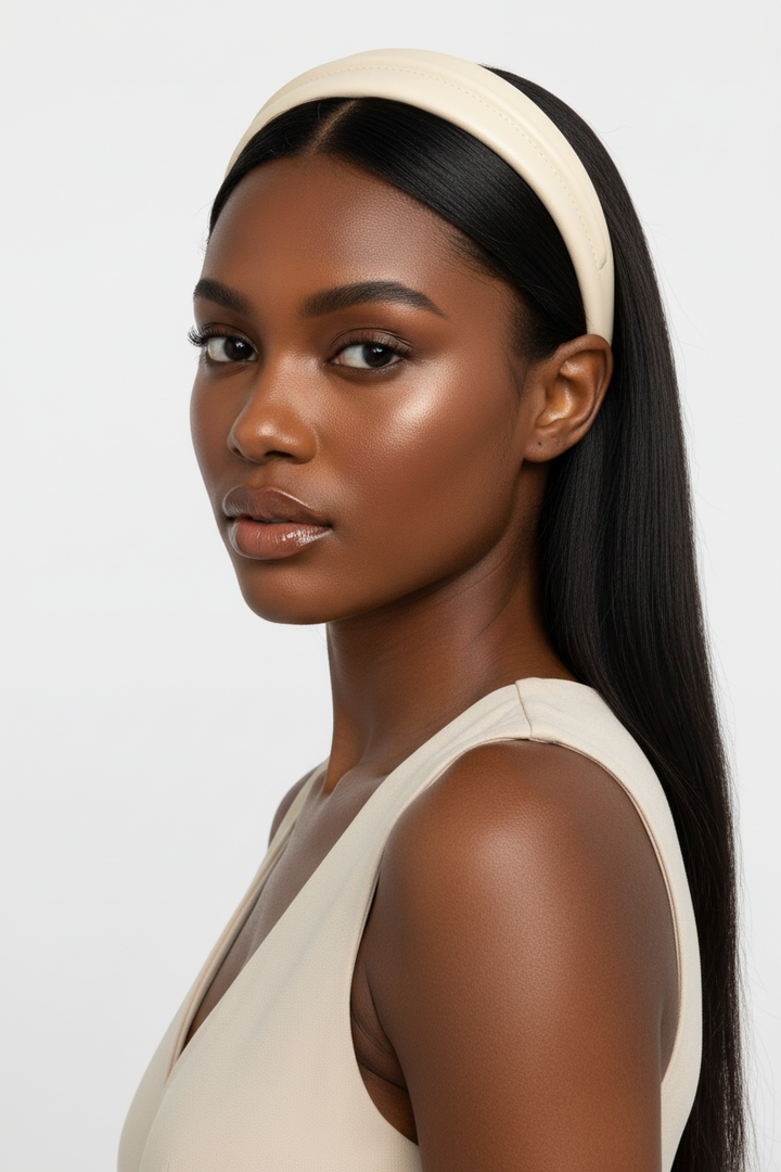 Classy Vegan Leather Headband