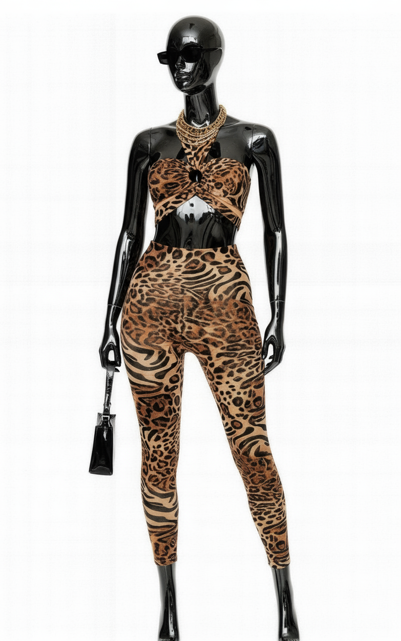 Leopard Cheetah Intertwined Set