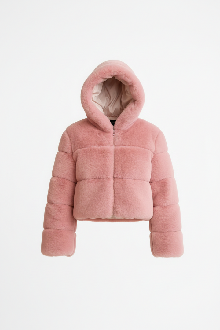 Faux Fur Hooded Jacket