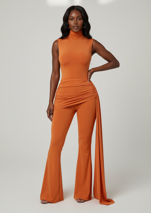 Keyhole Cutout Jumpsuit