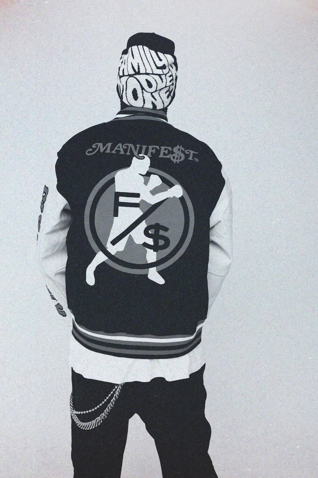 Manifest Varsity Jacket (Black)