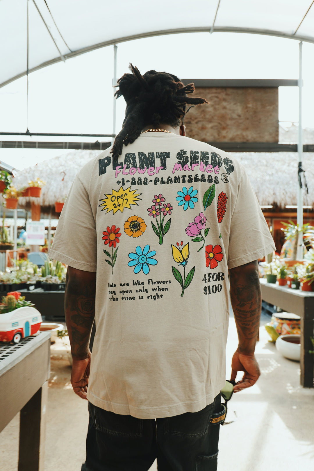 Flower Market Tee