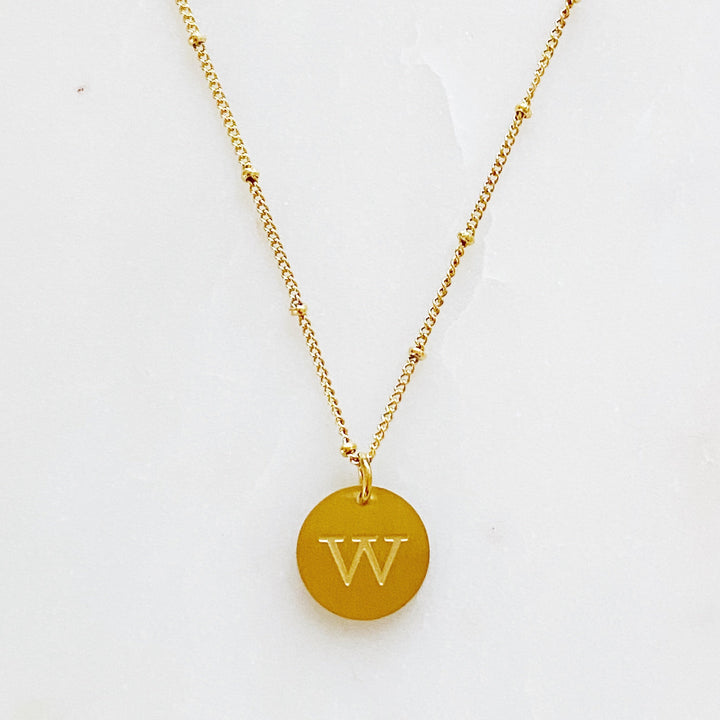Ellison + Young: Singular Charm Initial Necklace