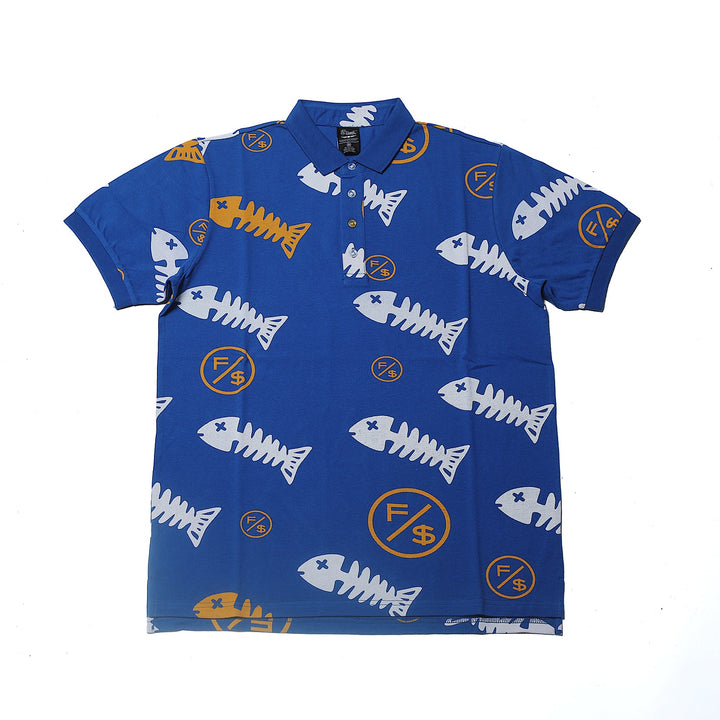 Fishscale Polo (Blue)