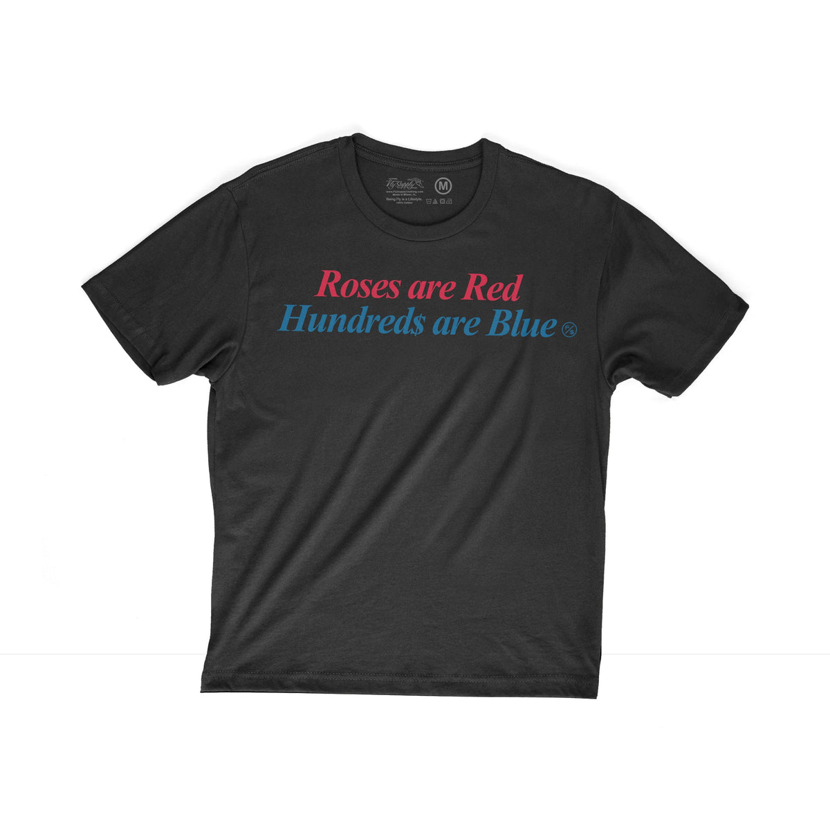 Hundreds Are Blue (Black - Oversize) Tshirt