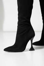 Strut Thigh High Boots