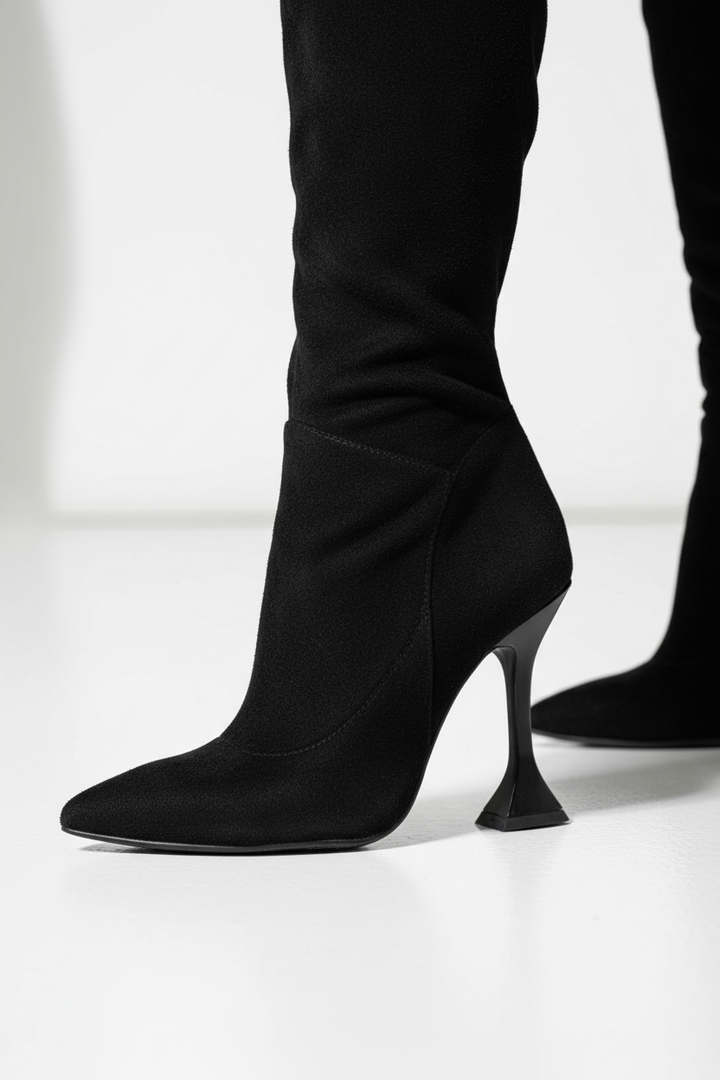 Strut Thigh High Boots