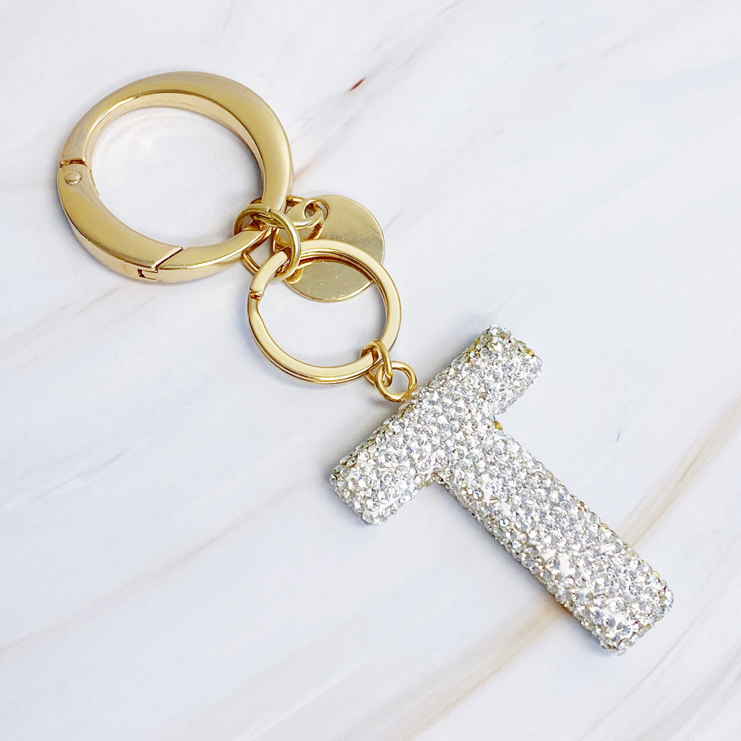 It Girl Glam Initial Key Chain