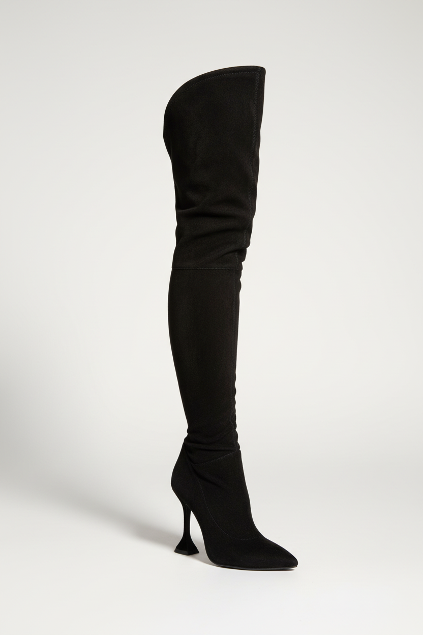 Strut Thigh High Boots