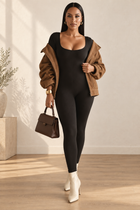 Square Neck Jumpsuit