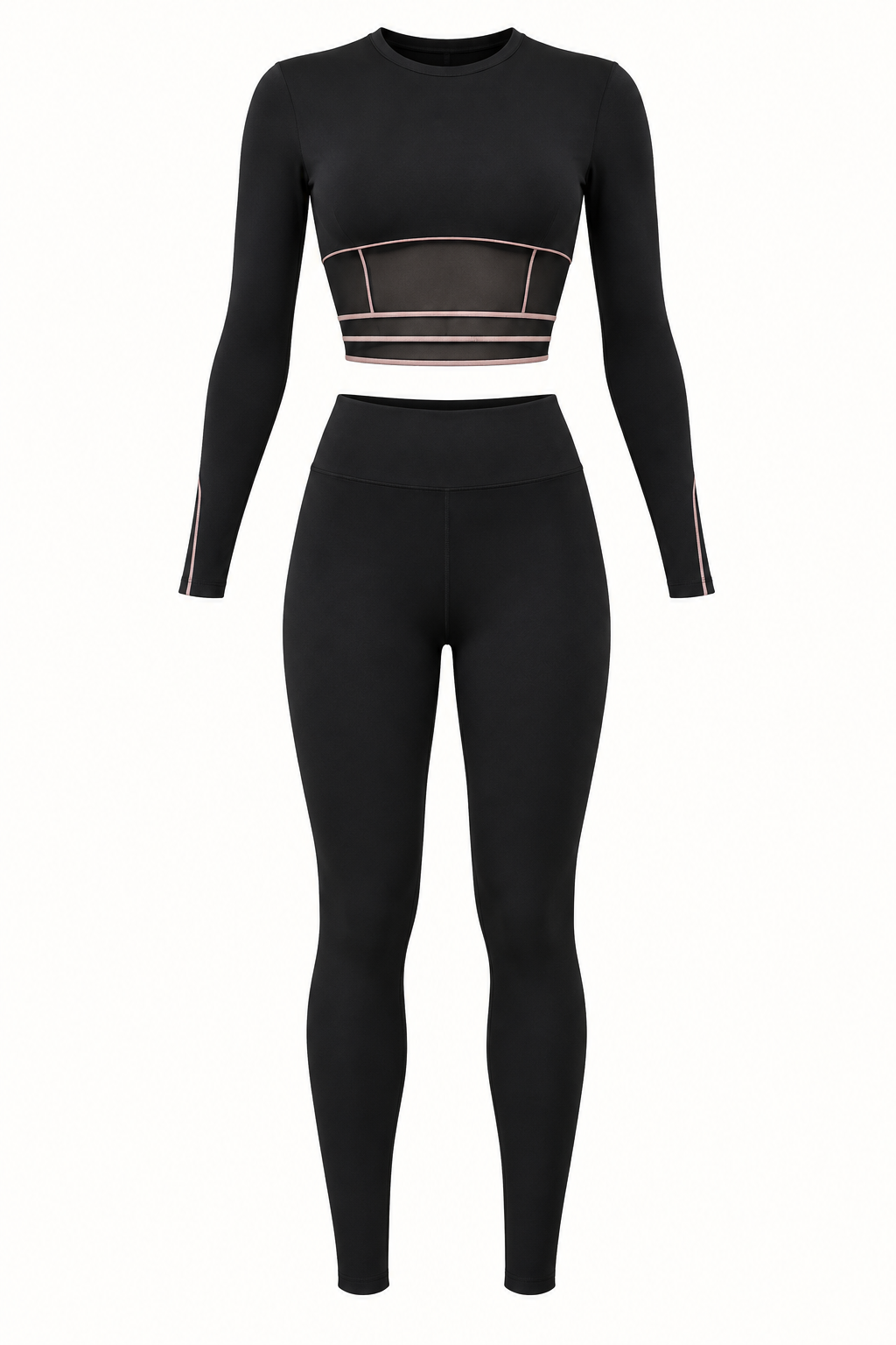 Color Block Two Piece Yoga Set