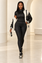 First Class Black Sculpting Pants Set
