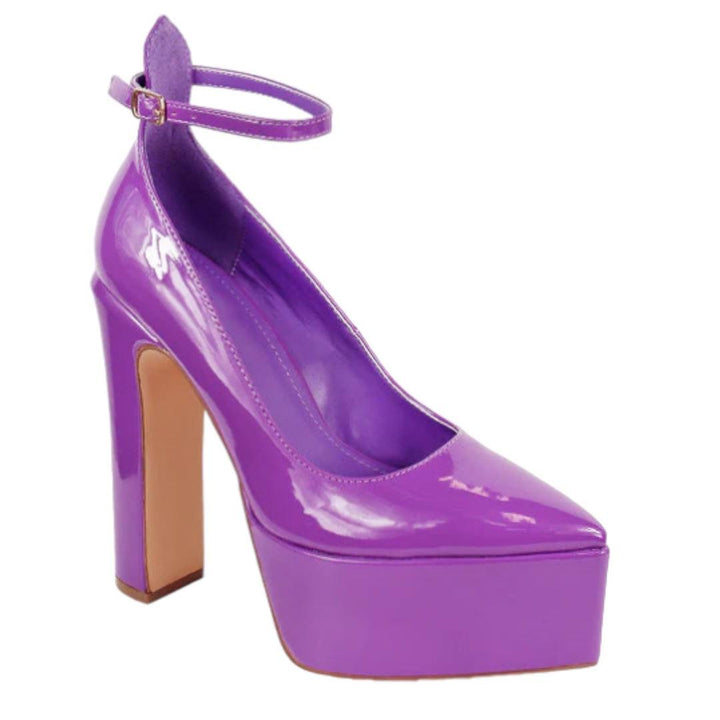Purple Chic Platform Heels, Size 8.5 - 7Kouture