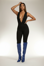 BLUE CROC Wedge Boots