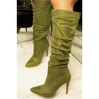 Slouch Trendy Knee High Boots