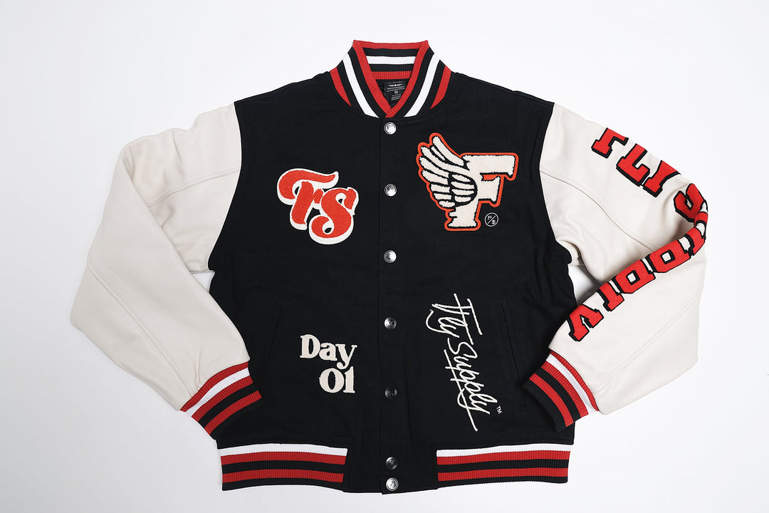 Manifest Varsity Jacket (Black)