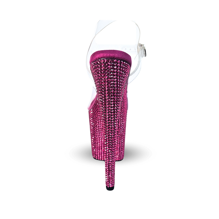 IDOL Bling Platform Stilettos, Fuschia