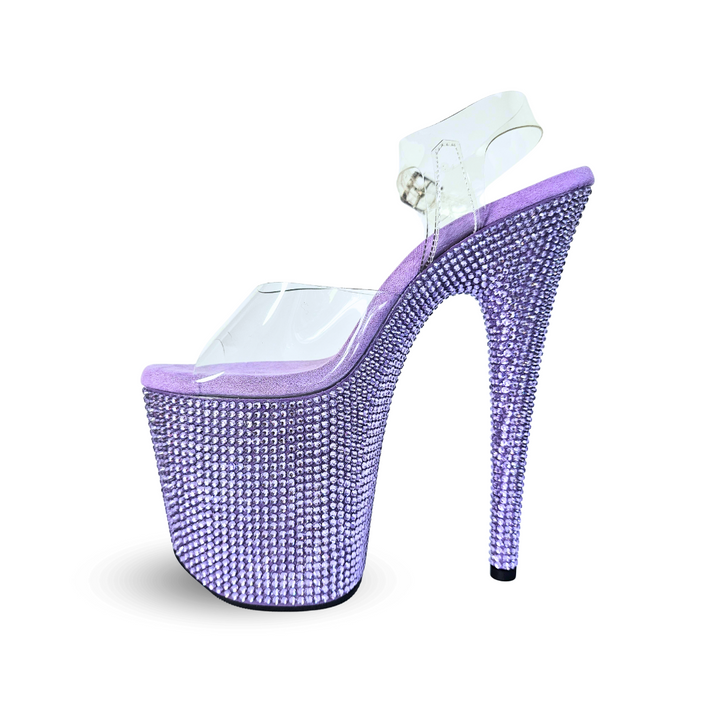 IDOL Bling Platform Stilettos, Light Purple