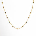 Petite Colored Clover Necklace