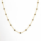 Petite Colored Clover Necklace