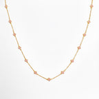 Petite Colored Clover Necklace