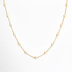 Petite Colored Clover Necklace
