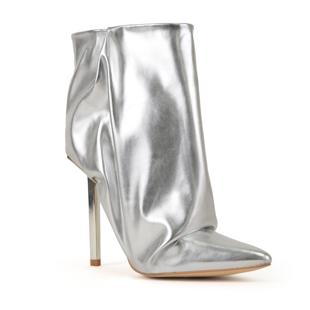 Rhodess Metallic Bootie