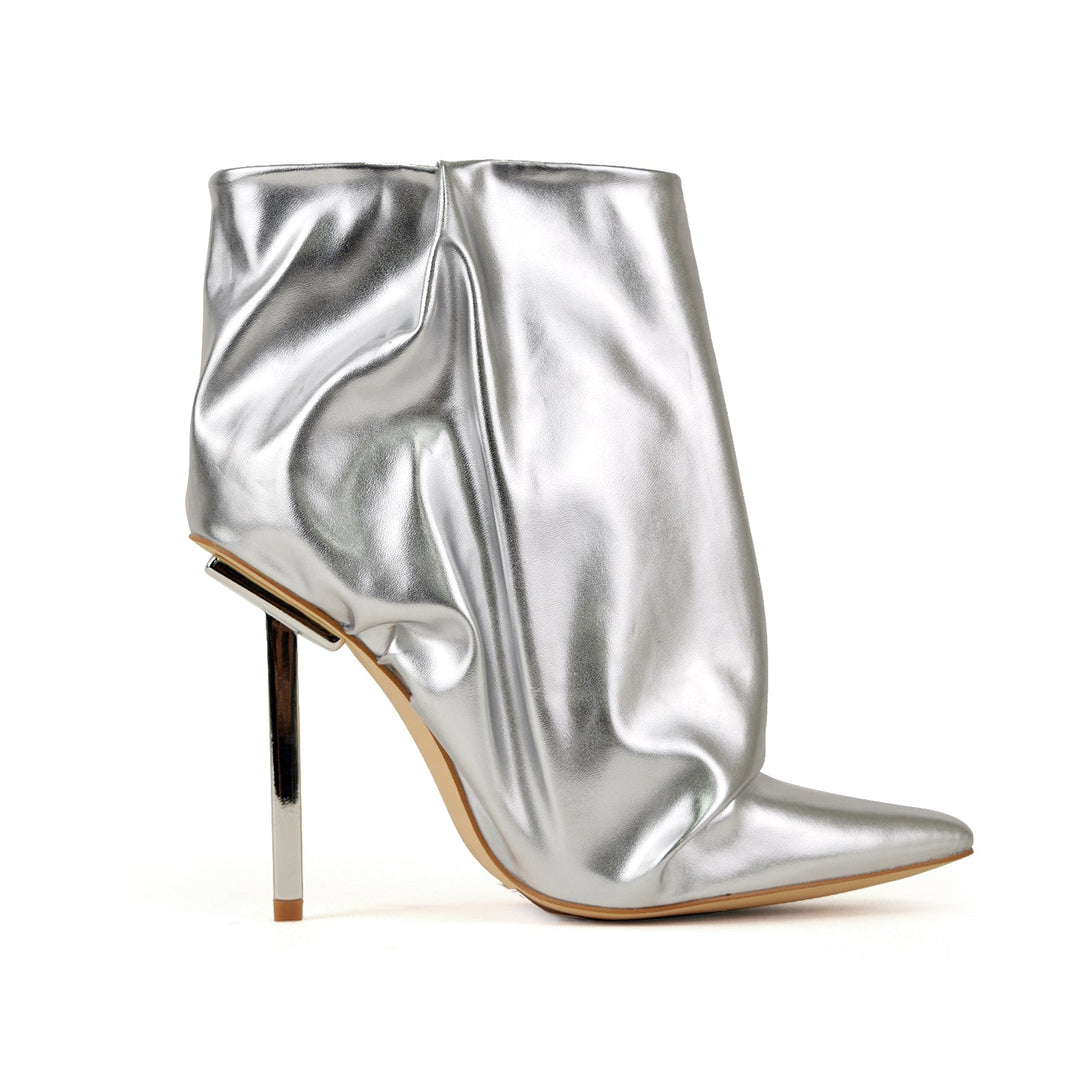 Rhodess Metallic Bootie