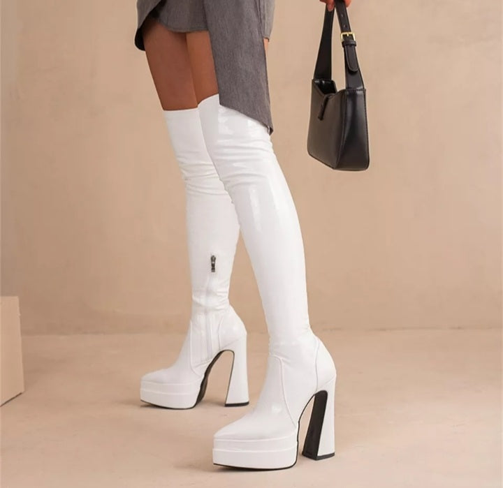 Platform Thigh High Boots