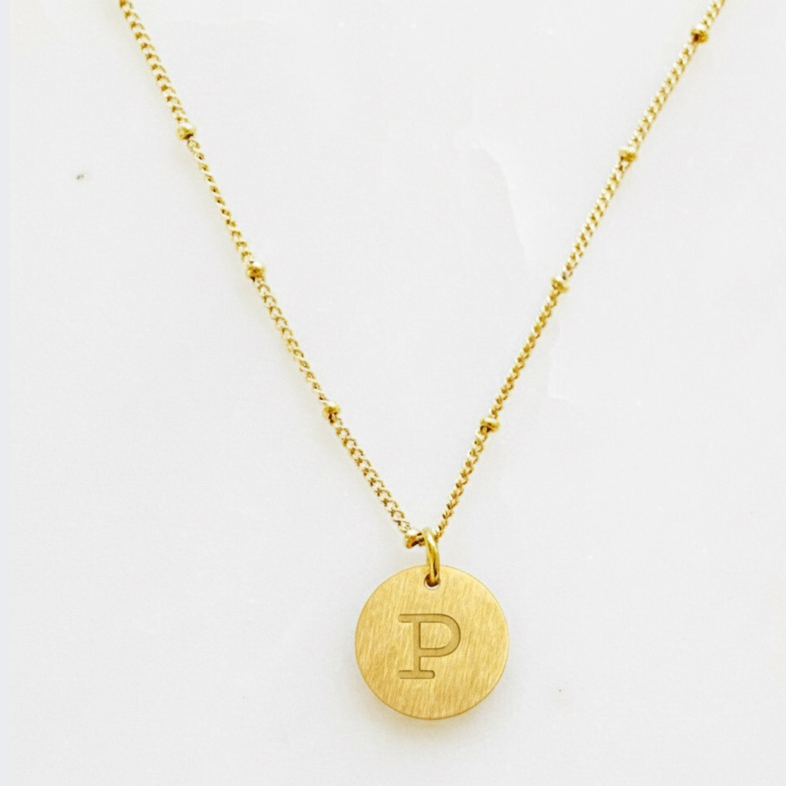 Ellison + Young: Singular Charm Initial Necklace