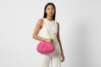 Faux Straw Chain Clutch