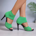 Women’s Fish Mouth Hollow Out Heels