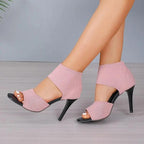 Women’s Fish Mouth Hollow Out Heels