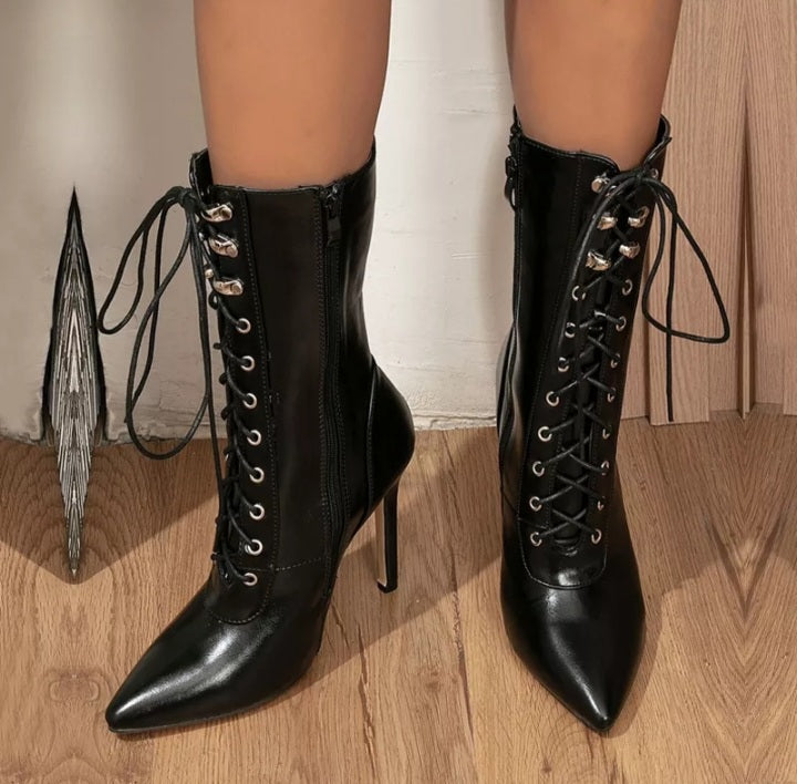 Women's High Heel Ankle Boots