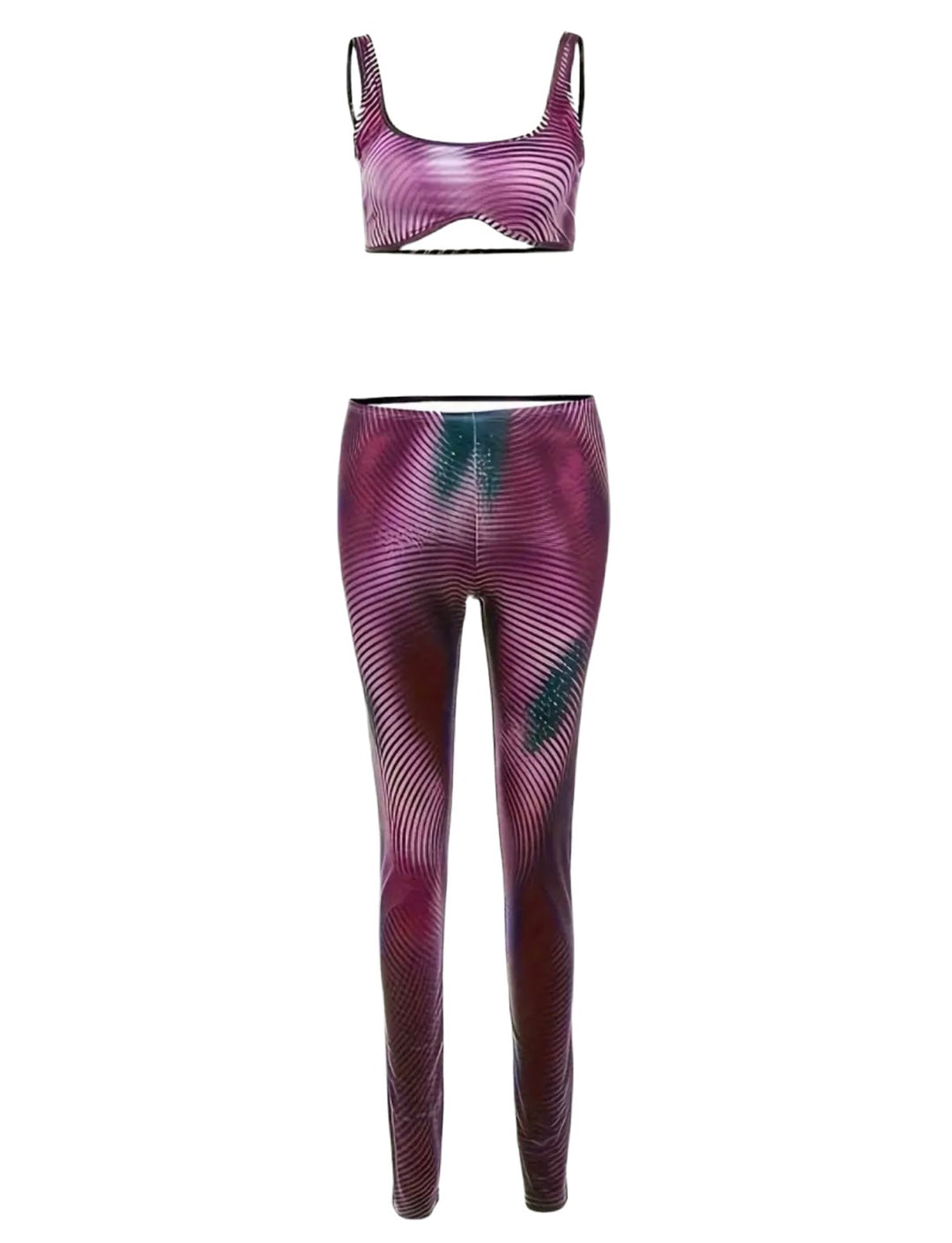 Abstract Pants Set