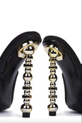 Baddie Black Heels, Size 7.5 - 7Kouture