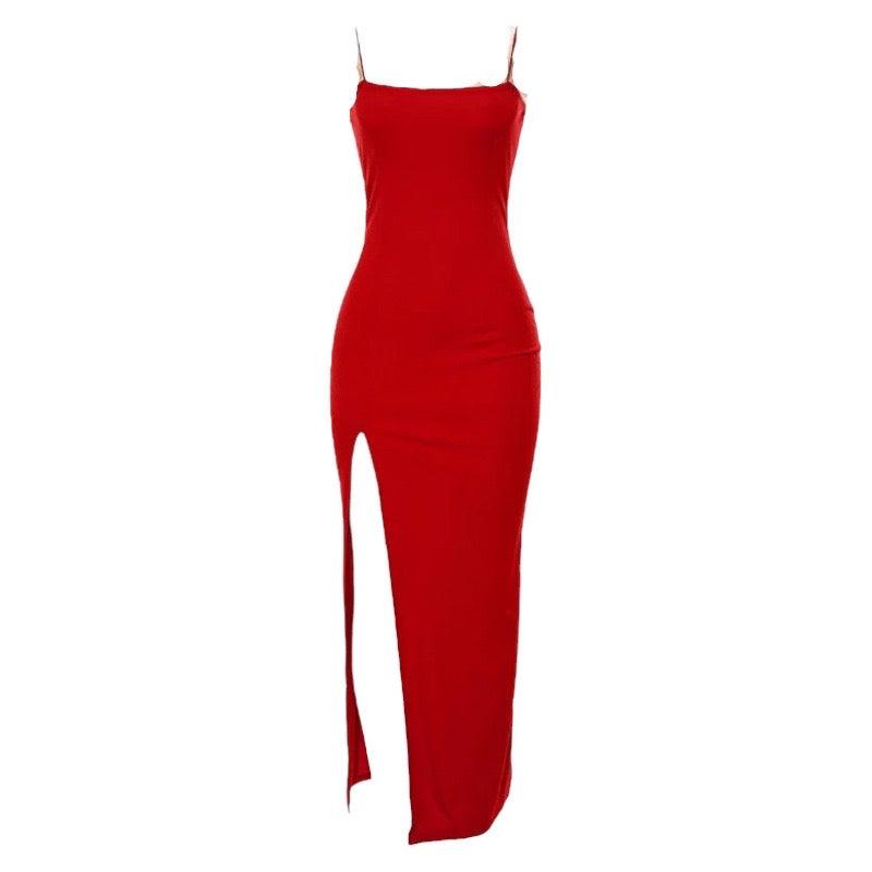 Be Mine Red Maxi Dress - 7Kouture