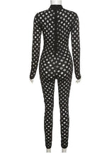 Black Hollow Out Jumpsuit - 7Kouture