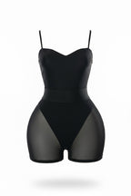 Black Mesh Shorts Set - 7Kouture