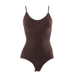 Brown Sculpt Bodysuit - 7Kouture