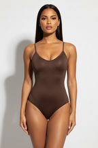 Body Sculpting Bodysuit - Brown