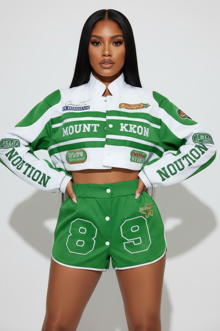 Convertible Jacket, Skirt set