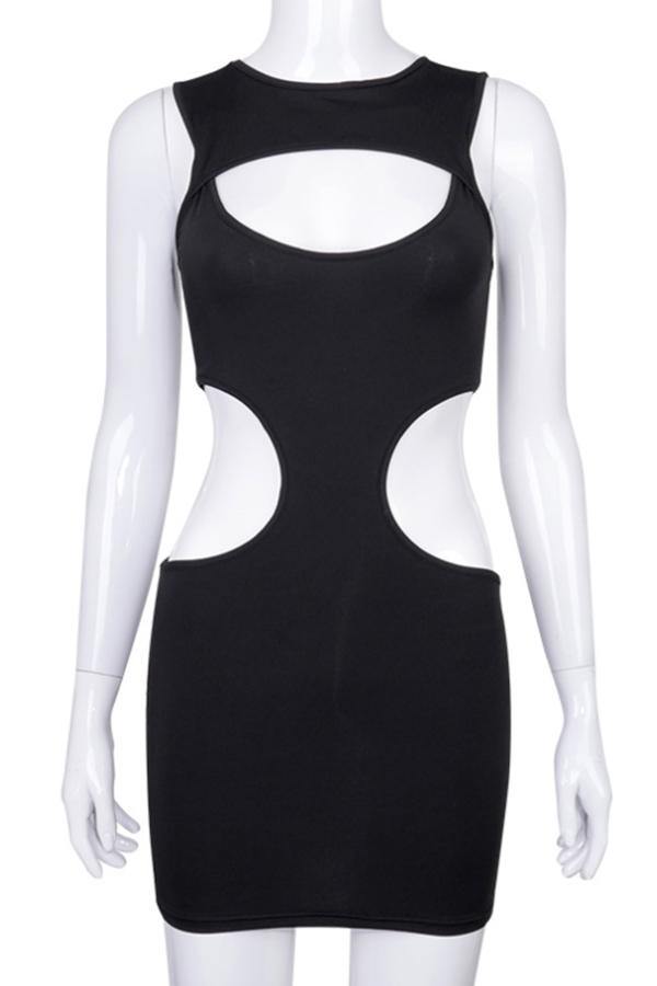 Cutout Bodycon Dress - 7Kouture