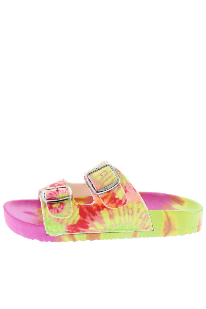 Dual Knotted Tie Dye Sandal - Size 7 - 7Kouture