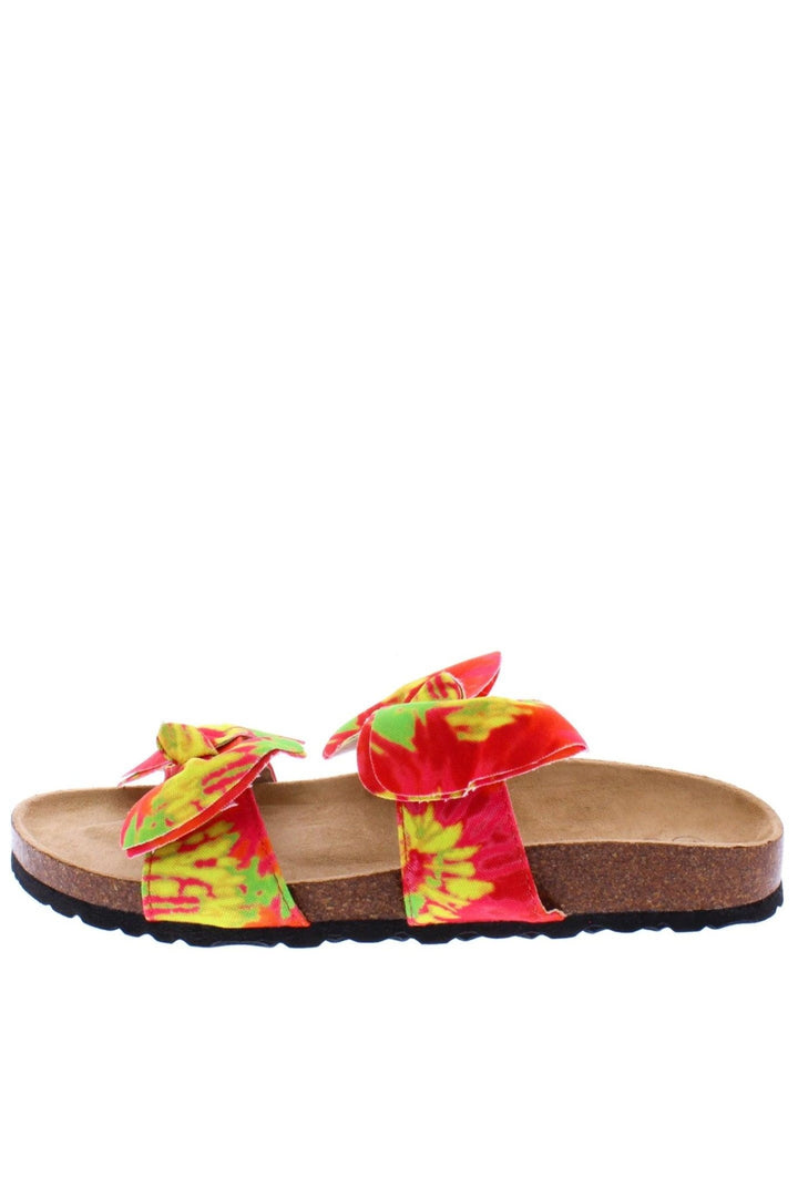 Dual Knotted Tie Dye Sandal - Size 8 - 7Kouture