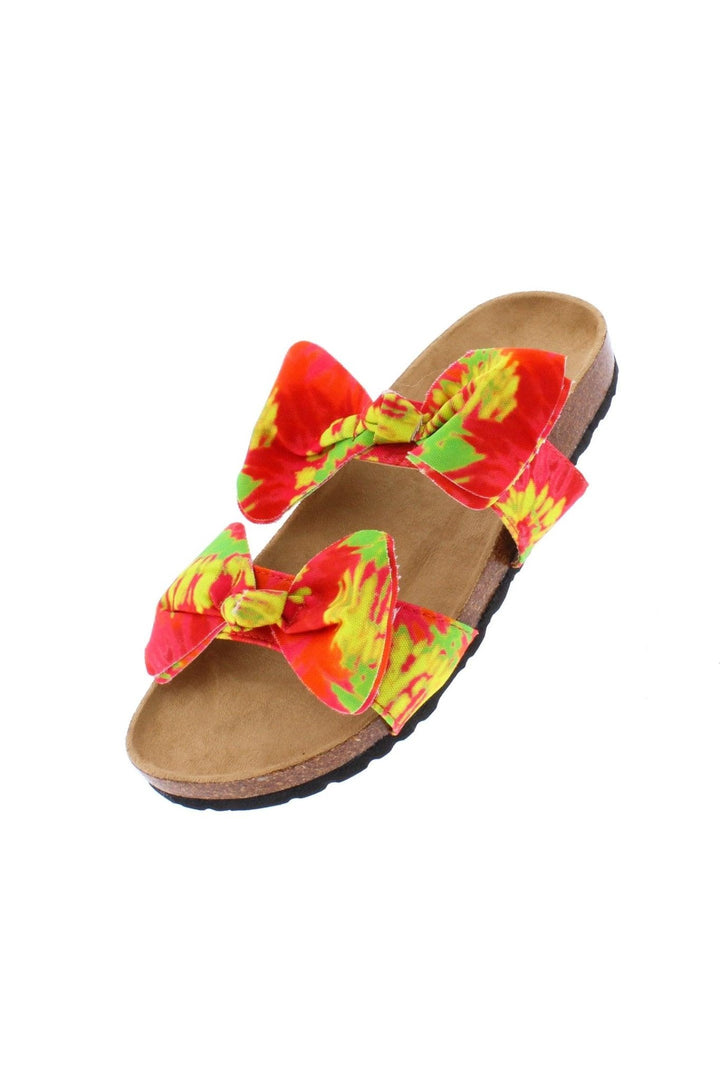 Dual Knotted Tie Dye Sandal - Size 8 - 7Kouture