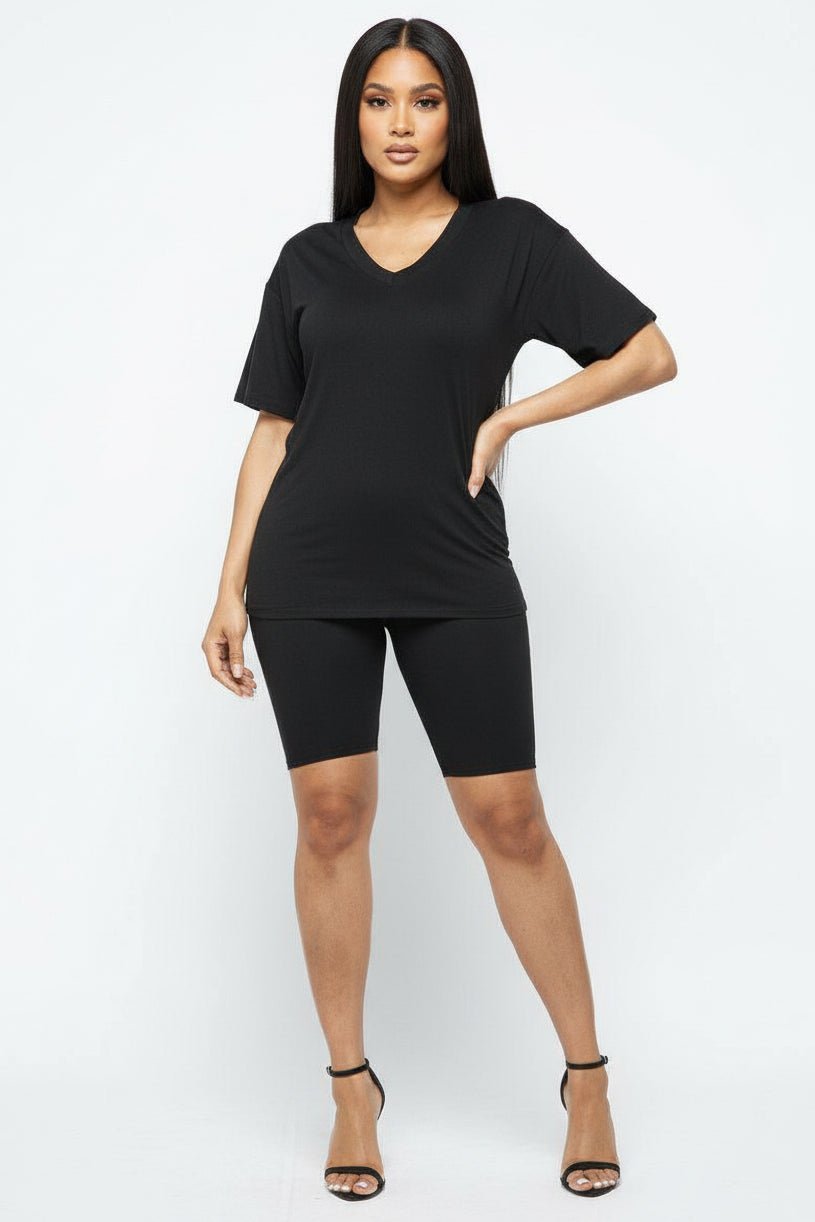 Everyday Shorts Set - Black - 7Kouture