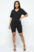 Everyday Shorts Set - Black - 7Kouture