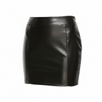 Faux Leather Mini Skirt