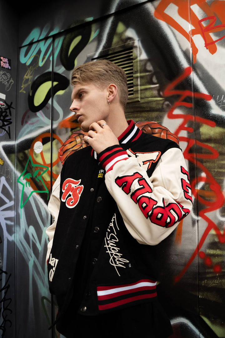 Manifest Varsity Jacket (Black)